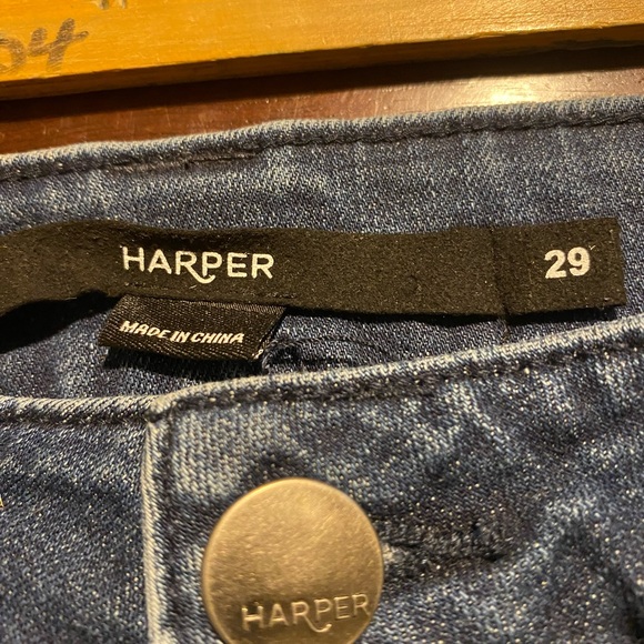 Womens Harpers Denim Hean Shorts Size 29 - Picture 2 of 4